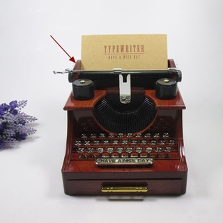 far2 vintage typewriter caja de música antigua cajas musicales mecánicas cumpleaños boda regalo decoración de mesa (6)