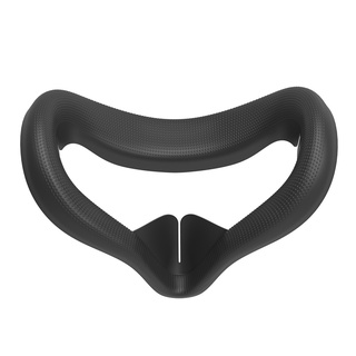 silicona máscara de ojos cubierta almohadilla para oculus quest 2 vr auriculares transpirables anti-sudor de luz bloqueo de ojos cubierta de ojos negro (2)