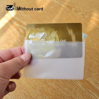 conjuntos de tarjetas bancarias transparentes mate antimagnéticos conjuntos de tarjetas ic conjuntos de tarjetas de identificación
