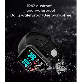 Y68/D20/GM20/reloj inteligente fitness Y68 a prueba De agua con Rastreador De ritmo cardíaco Para Ios/Android