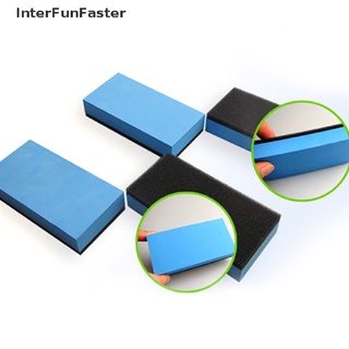 Interfunfaster 10x Esponja De revestimiento De cerámica De vidrio/Aplicador De Cera Nano Para pulir coche (1)