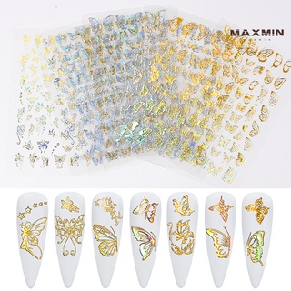 maxmin calcomanía de uñas en forma de mariposa accesorios de manicura para mascotas diy manicura uñas calcomanía (2)