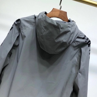 The North Face chaqueta de los hombres noche reflectante pareja chaqueta suelta de gran tamaño cortavientos (9)