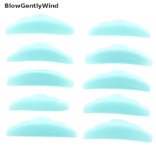 blowgentlywind 5 pares de almohadillas de perming de pestañas de silicona rizador varillas de elevación de pestañas escudo herramienta parches bgw