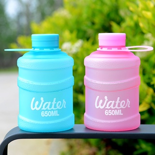 Creativo taza de plástico cubo taza portátil resistente al caída de los niños taza de agua de gran capacidad taza de agua 650ml