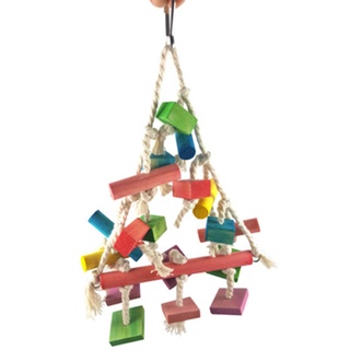 Sting Cat Parrot Colored Bite Toy Hanging Game Ladder Climbing Chewing Toys