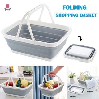 Nu support cesta de almacenamiento plegable para ropa, cesta de lavado, reutilizable, cesta de compras
