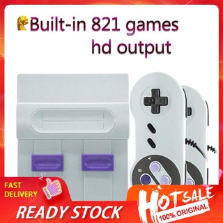 Consola de juegos 4K TV de 8 bits Video incorporado 821 juegos Dual Gamepad HDMI compatible con @hotyin1 (1)