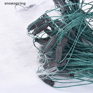 snowspring 25m 3 capas monofilamento gill red de pesca con flotador trampa de peces herramientas de pesca co