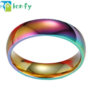 Lonfy anillo unisex De titanio/acero/Colorido/De Moda