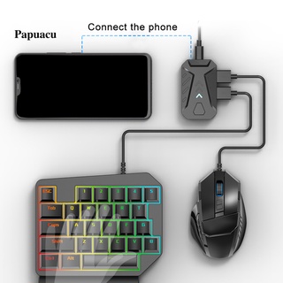 Yx Bluetooth Gaming teclado ratón convertidor adaptador para iOS Android teléfono Tablet