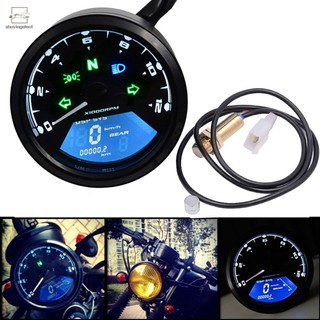 Velocímetro Digital LCD para motocicleta/odómetro Universal/tacometro retroiluminado de motocicleta MPH (1)