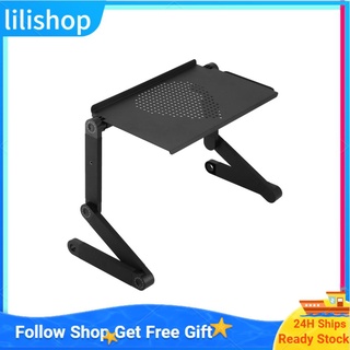 Lilishop portátil plegable portátil portátil portátil cama mesa ajustable ordenador escritorio con bandeja GS