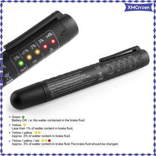 5 LED Black Brake Oil Liquid Detection Pen Test Tool Battery for (3)