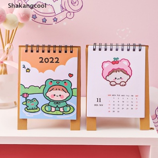 【SKC】 New Cartoon Little Desk Calendar 2021-2022 Schedule Plan Perpetual Calendar 【Shakangcool】