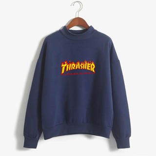 Personalizado flame thrasher estilo europeo y americano suéter para impresión de moda nuevo suéter de manga larga Pullove