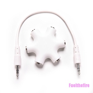 Fuelthefire mm auriculares divisor de Audio 1 macho a 2 3 4 5 Cables de puerto hembra