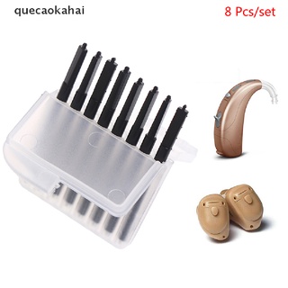Quecaokahai 8 Pcs/ Pack Wax Guard Filter Cerumen Protector For Hearing Aids Care Aid Tools CO