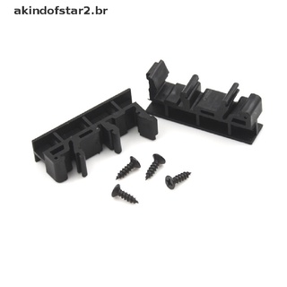 (Akin) Adaptador/soporte De montaje Para Placa De Circuito De riel Din C45 negro