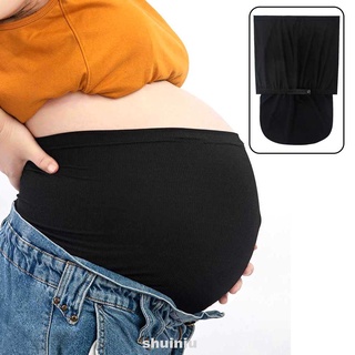 Pelvis transpirable ajustable para el embarazo con pantalones extensores barriga sin costuras vientre banda