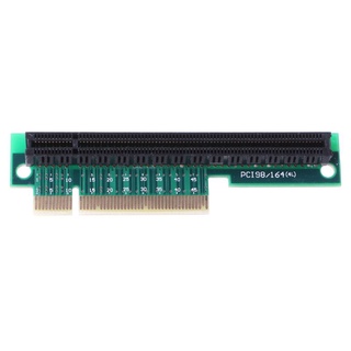 amp* PCI-E 8X to 16X Riser Adapter PCI-Express x8 to x16 90 Degree Card for 1U/2U