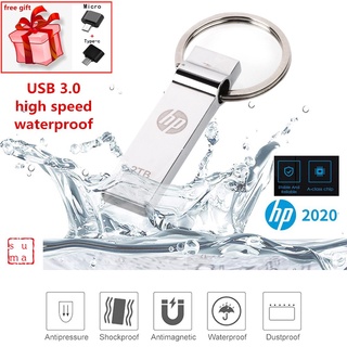 【100% original】 HP U Disk USB 3.0 memoria Flash USB de alta velocidad de Metal de 2TB para computadora