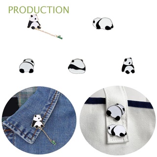 PRODUCTION Fashion Panda Brooch Jewelry Badge Lapel Pin Clothes Accessories Gift Enamel Pin Cartoon Cute
