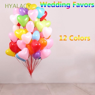 hyalacy 10/20pcs amor en forma de corazón perla boda decoración globos de látex regalos suministros de fiesta engrosamiento romántico juguetes inflables/multicolor