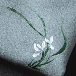 WISOR Absorbent Tea Towel Hand-painted Tea Ceremony Accessories Tea Napkins Flower Pattern Teapot Microfiber Desktop Bowl Double-faced Cleaning Cloth (3)