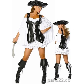 ✵✆✈European and American game uniforms Halloween party costumes role-playing cowboy costume pirate costume factory wholesale