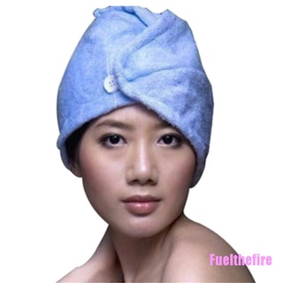 Fuelthefire toalla de microfibra para secar la cabeza del Spa turbante de la ducha seca caliente (2)