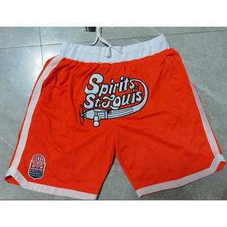 【10 styles】2021 season NBA Shorts St.Louis orange pockets basketball shorts