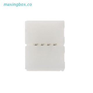 maxin-Conector Acoplador Sin Soldadura (4 Pines , 10 Mm , 5050 RGB , LED , Tira De Luz)