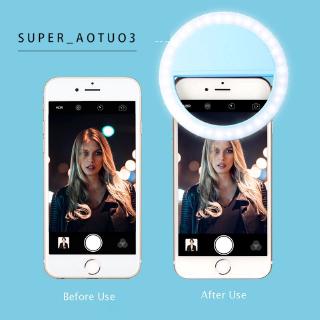 led selfie anillo de luz para iphone iluminación suplementaria selfie relleno de luz usb carga