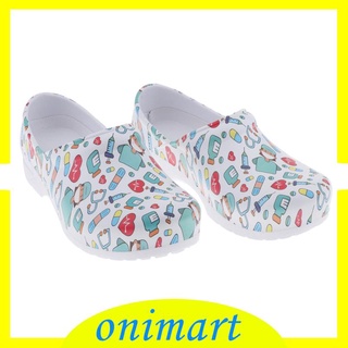Onimart 1 Par De zapatos De lactancia con Estampado clásico/cómodos/cómodos/ligeros/ligeros/Resistente al deslizamiento De verano