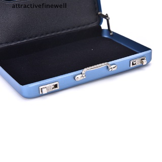 [attractivefinewell] mini lindo maletín con contraseña, estuche para tarjetas bancarias, (8)