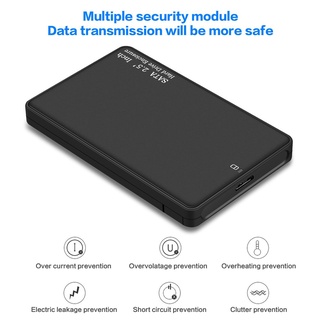 【starbeautyys7j】2.5-Inch Mobile Hard Disk Case Support 2TB HDD SATA to USB 3.0 SSD HDD (1)