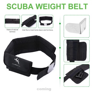 almacenamiento de buceo al aire libre resistente cintura con 4 bolsillos durable de neopreno buceo cinturón de peso