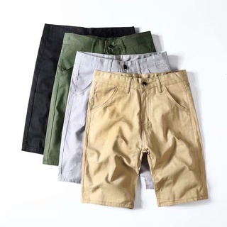 Mollge pantalones cortos de los hombres de verano tendencia ropa de trabajo pantalones cortos de moda todo el partido Casual pantalones cortos Seruar Pendek