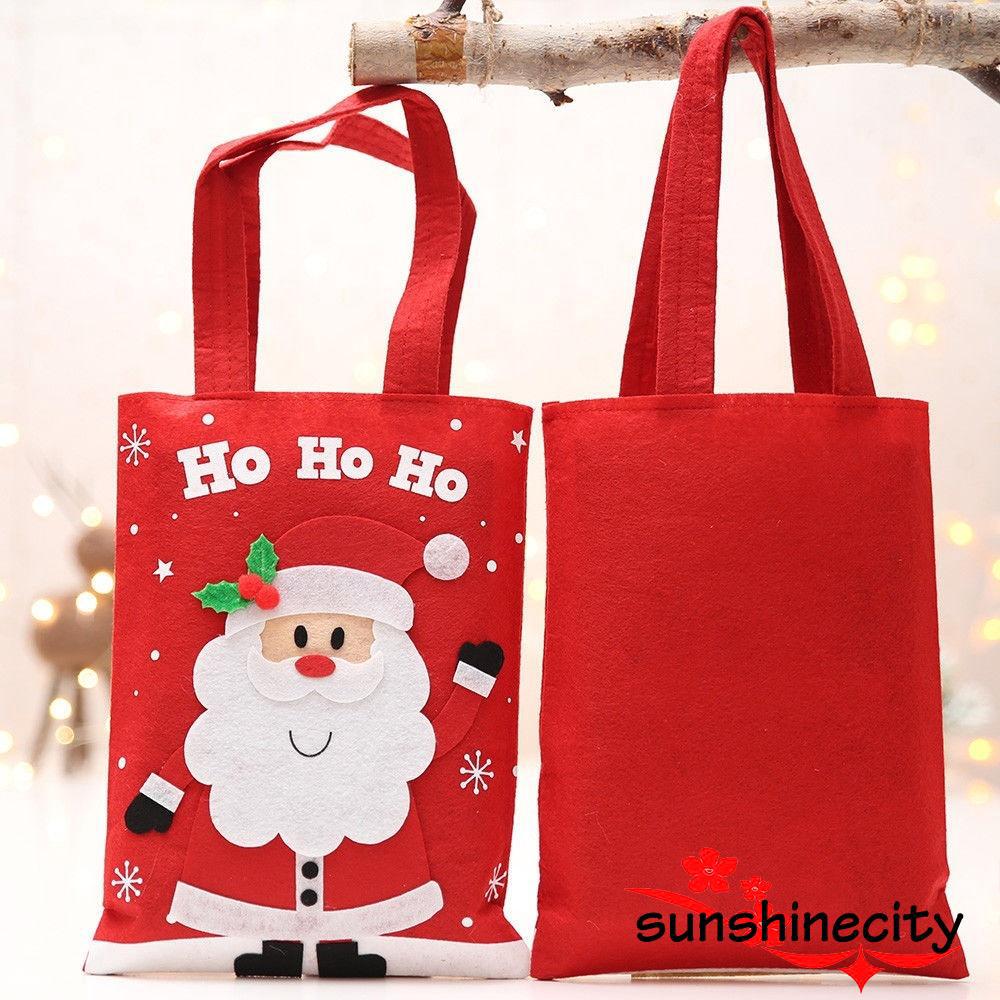 YIN-New Santa navidad bolsa de regalo de navidad caramelo feliz navidad bolsillo tienda (4)
