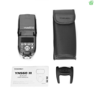 [gree]YONGNUO YN560 III Universal 2.4G inalámbrico Speedlite Flash On-cámara Speedlight GN58 reemplazo de reciclaje de alta velocidad para (2)