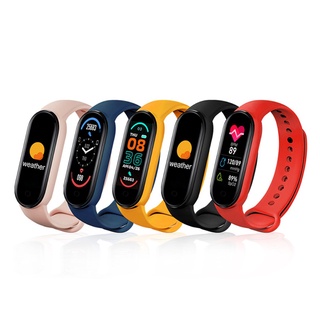 reloj inteligente m6 con rastreador de ejercicios/monitor de presión arterial/ritmo cardíaco