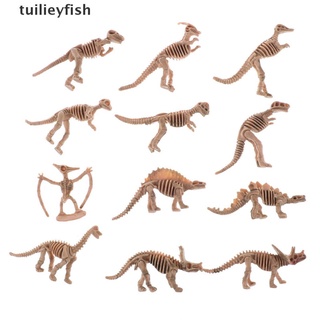 FOSSIL tuilieyfish 12pcs varios dinosaurios plásticos fósiles esqueleto dino figuras niños juguete regalo co