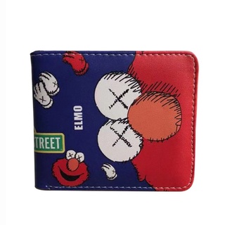 Anime Wallet Cartoon Anime Sesame Street Wallet Students Wallet Leather Wallet