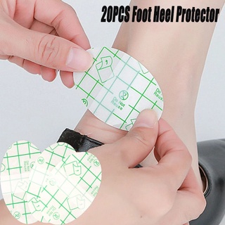 20 pzs parche adhesivo Invisible antideslizante impermeable para talón/calcomanías para el cuidado del pie/suela de talón/Protector transparente (1)