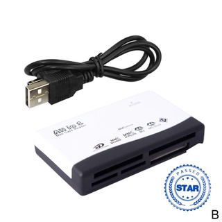 Lector De tarjetas De memoria USB Externo todo en uno SD SDHC 1 Mini XD Micro CF MMC M2 N7H7 MS G0E3