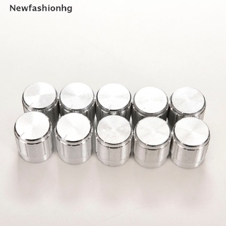 (newfashionhg) 10 perillas de aluminio interruptor giratorio potenciómetro control de volumen agujero 6 mm en venta