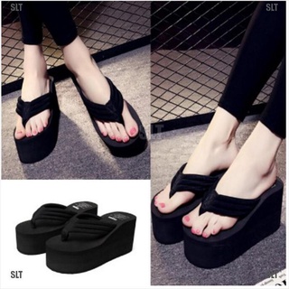 <SLT> Summer Anti-Slip Flip-Flops Women Wedge Heel Sandal Platform Shoes