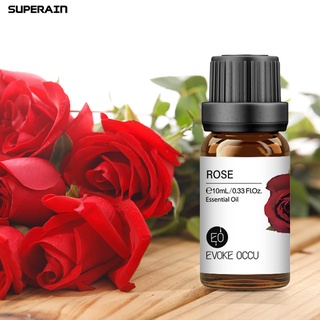 [bodycare] aceite de fragancia de rosas de 10 ml purificar aire para aliviar el estrés, extracto de plantas, aceites de flores con gotero (2)