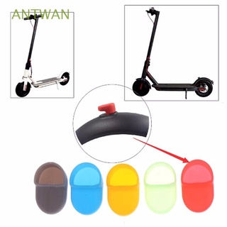 ANTWAN For XiaoMi M365 Rear Fender Guard Cover Scooter Supplies Back Mudguard Shield Hook Cover Rear Mudguard Parts Rear Fender Hook Skateboard Splash Electric Scooter Skateboard Accessories Mudguard Parts Silicone/Multicolor